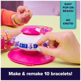 Cool Maker emojis and faceted beads for playful, personalized bracelets