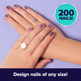 Cool Maker GO GLAM design cartridges offer four stylish patterns for nails.