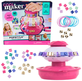 Cool Maker PopStyle Bracelet Maker shown for easy, knot-free bead projects