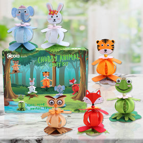 Coola Craft Kits packaging box visible, signaling ready-to-gift educational fun.