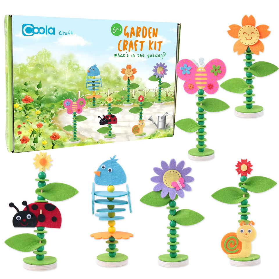Coola Spring Craft Kit carry box image shows organized, kid-friendly set for crafts