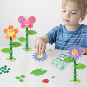 Coola Spring Craft Kit flower toy image promotes imagination and fine motor play