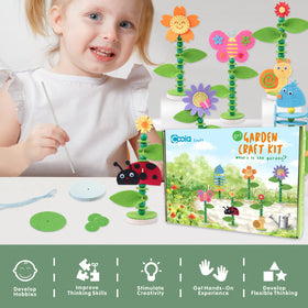 Coola Snail figure from the kit offers tactile fun for craft time