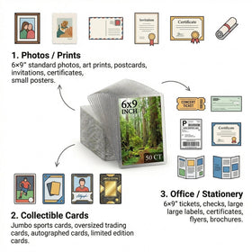 Coolbyl 50-count toploaders pack for collectors and studios.