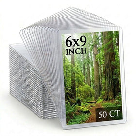 Coolbyl 6x9 top loader clear protects photos with crystal clarity.