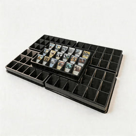 Coolbyl card sorting tray with 18 compartments for quick card categorization.