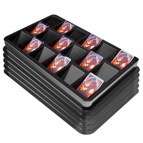 Coolbyl Card Sorting Tray toploader assembly keeps toploaders organized for easy access