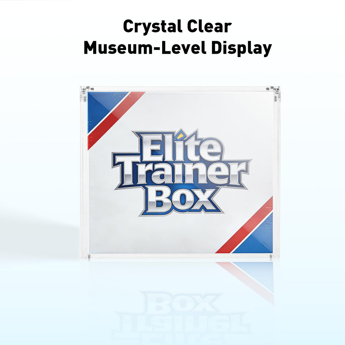 Coolbyl ETB acrylic case shelf-display-ready for desks and cabinets.