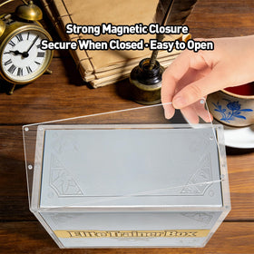 Coolbyl ETB acrylic case thick-rigid-construction ensures durability and premium clarity.