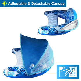 CoolCoolDee adjustable sun canopy to customize shade for comfort.