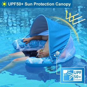 COOLCOOLDEE canopy is removable for flexible sun exposure.