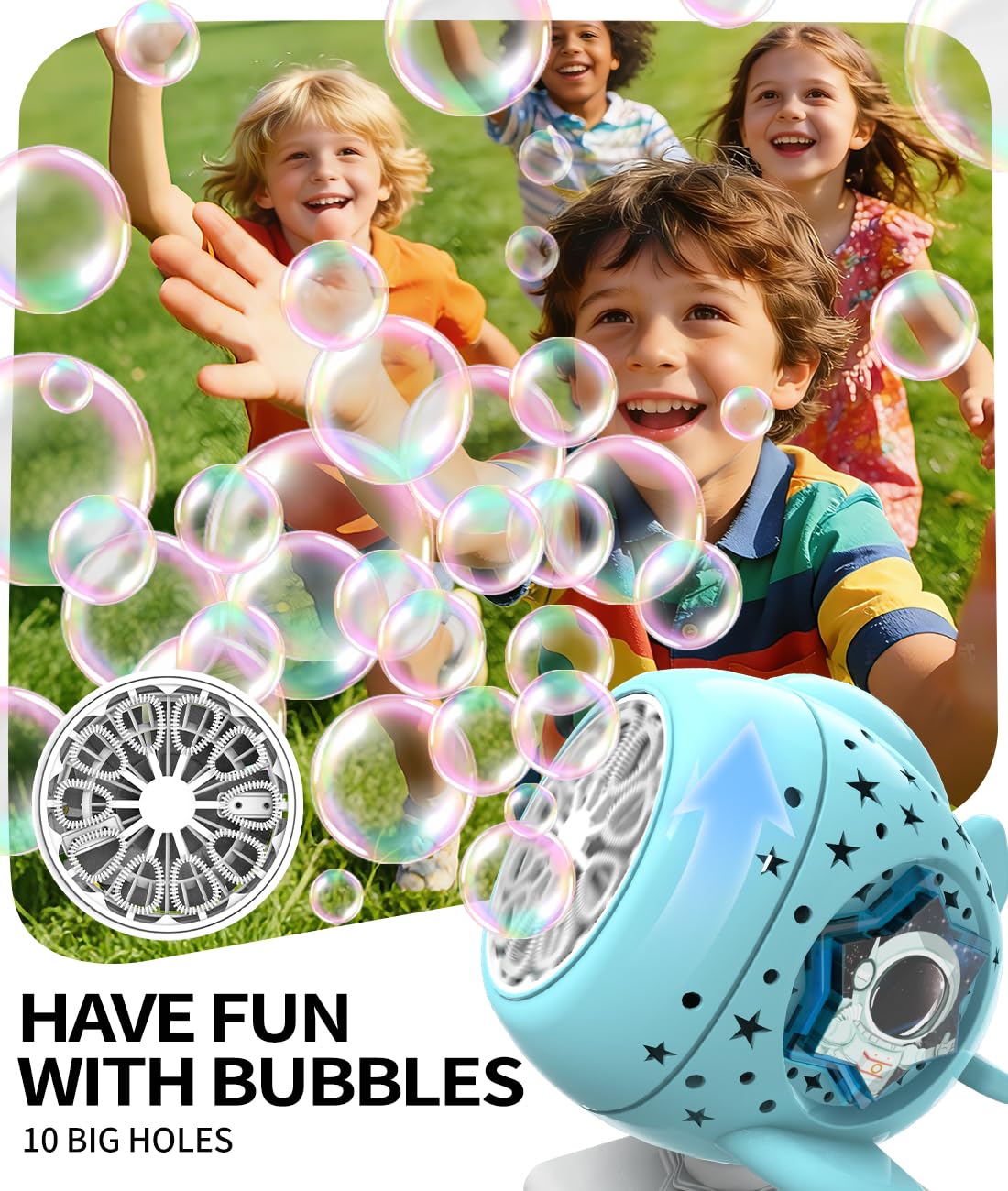 Cooldele Bubble Machine gift for kids creates joyful moments during celebrations.