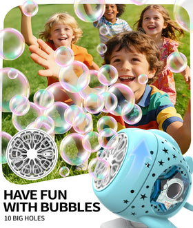 Cooldele Bubble Machine gift for kids creates joyful moments during celebrations.