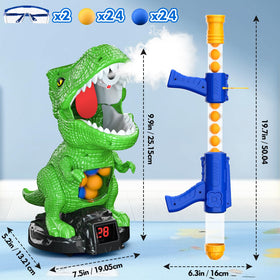 Cooldele dinosaur pump-action guns for dynamic safe target practice
