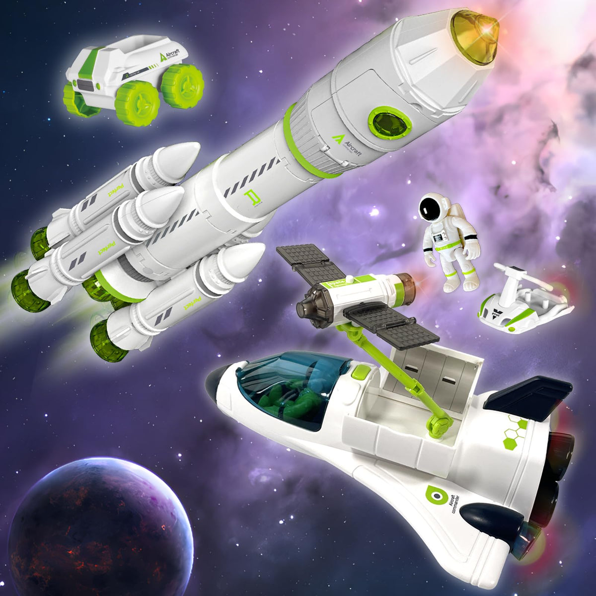 COOLDUCK astronaut figures bring role-play and storytelling adventures.