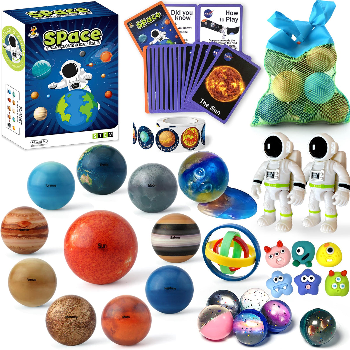 COOLDUCK solar system balls set for hands-on space play and imaginative exploration.
