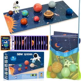 COOLDUCK solar-system-model-board helps curious kids with hands-on celestial exploration.