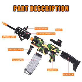 COOLFOX burst bullets with two shapes for versatile Nerf play.