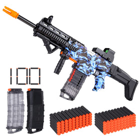 CoolFox electric automatic toy gun with burst mode in blue for fast shooting
