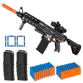COOLFox electric automatic toy gun bursts foam bullets for fast, engaging target practice