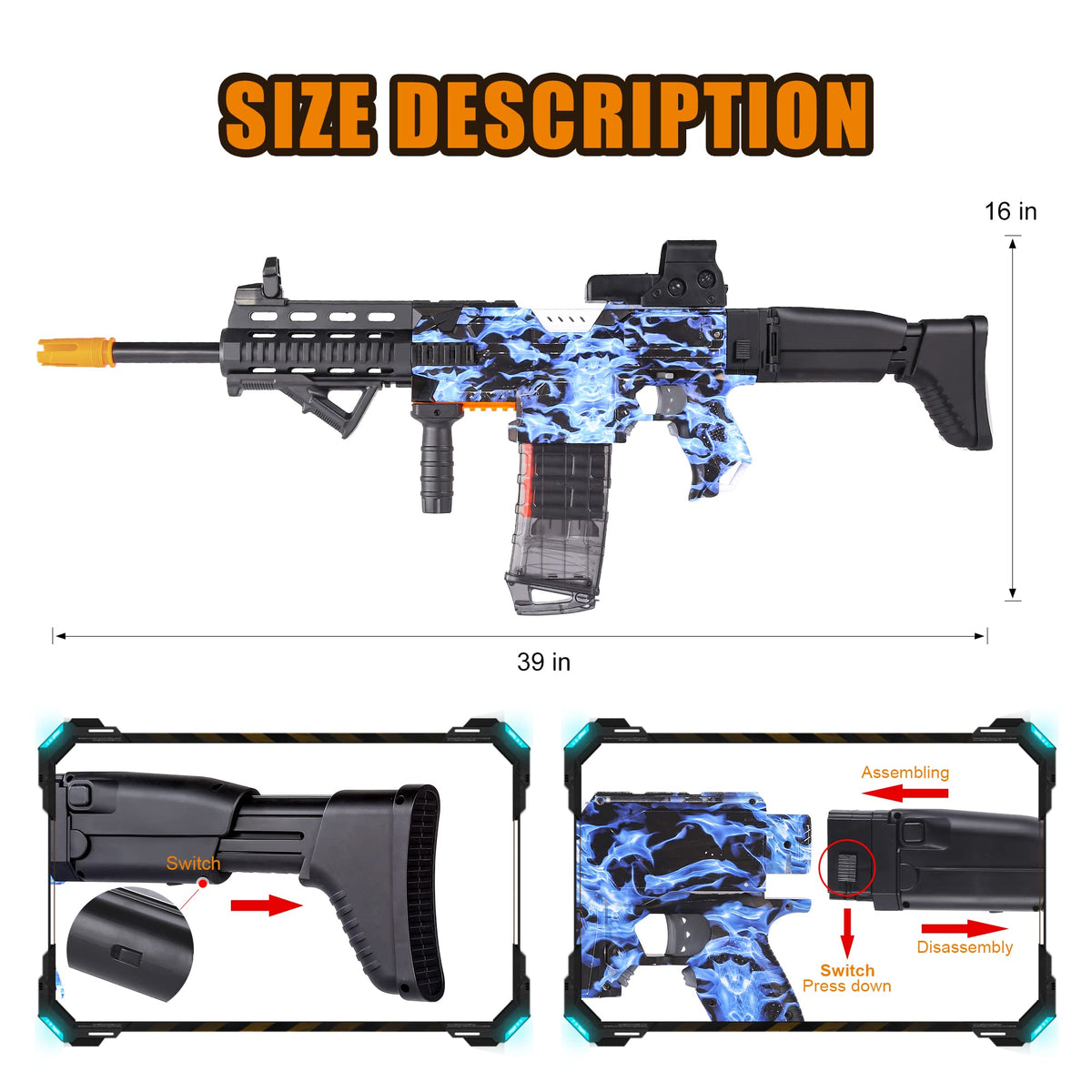 CoolFox wall-attachment suction bullets for wall-target play in blue