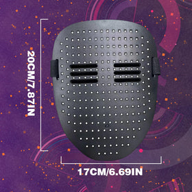 COOLGUARDER LED mask 50-patterns-display adds dynamic cosplay looks.