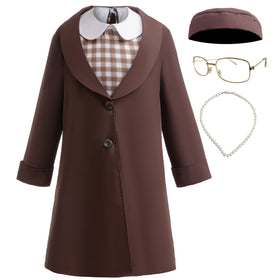 Coolproud Rosa Parks costume coat and dress for authentic historical role play.