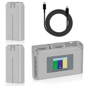 CoolShow mini-2-se battery shown for extended flight sessions.