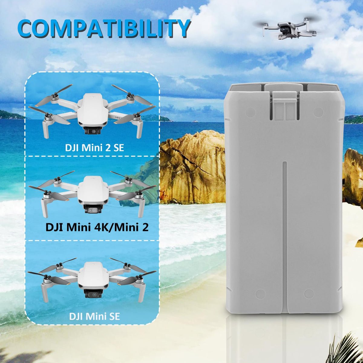 CoolShow mini-4k battery ready for long flights and reliable power.