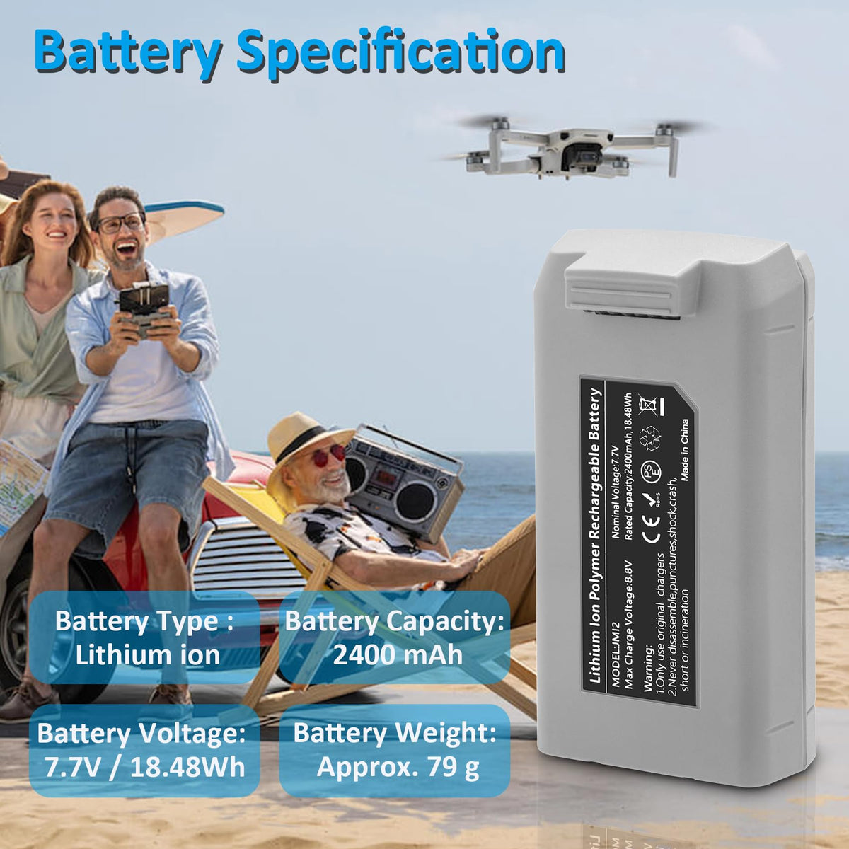 CoolShow triple two-way charging hub in action with three batteries.