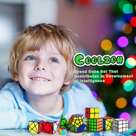 Coolzon Speed Cube Set 4x4 cube built for durability and long-lasting play sessions.