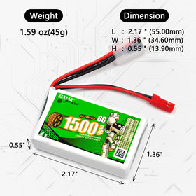 Coonyard compact battery design reduces weight while preserving essential power.