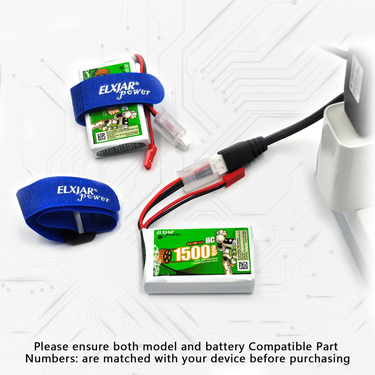 Coonyard Li-Po technology inside boosts energy efficiency and runtime.