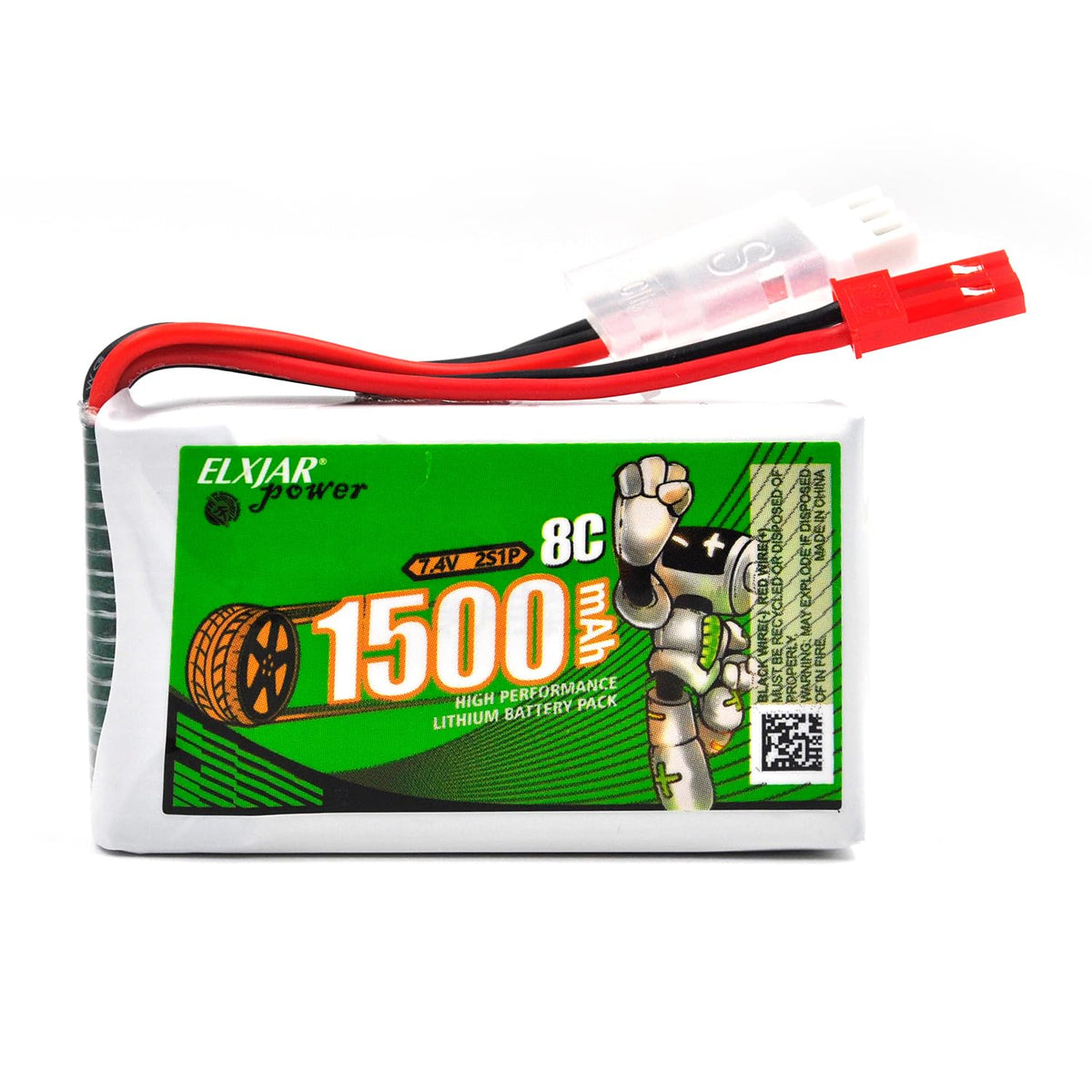 Coonyard packaging highlights two batteries and USB cables for easy replacement.