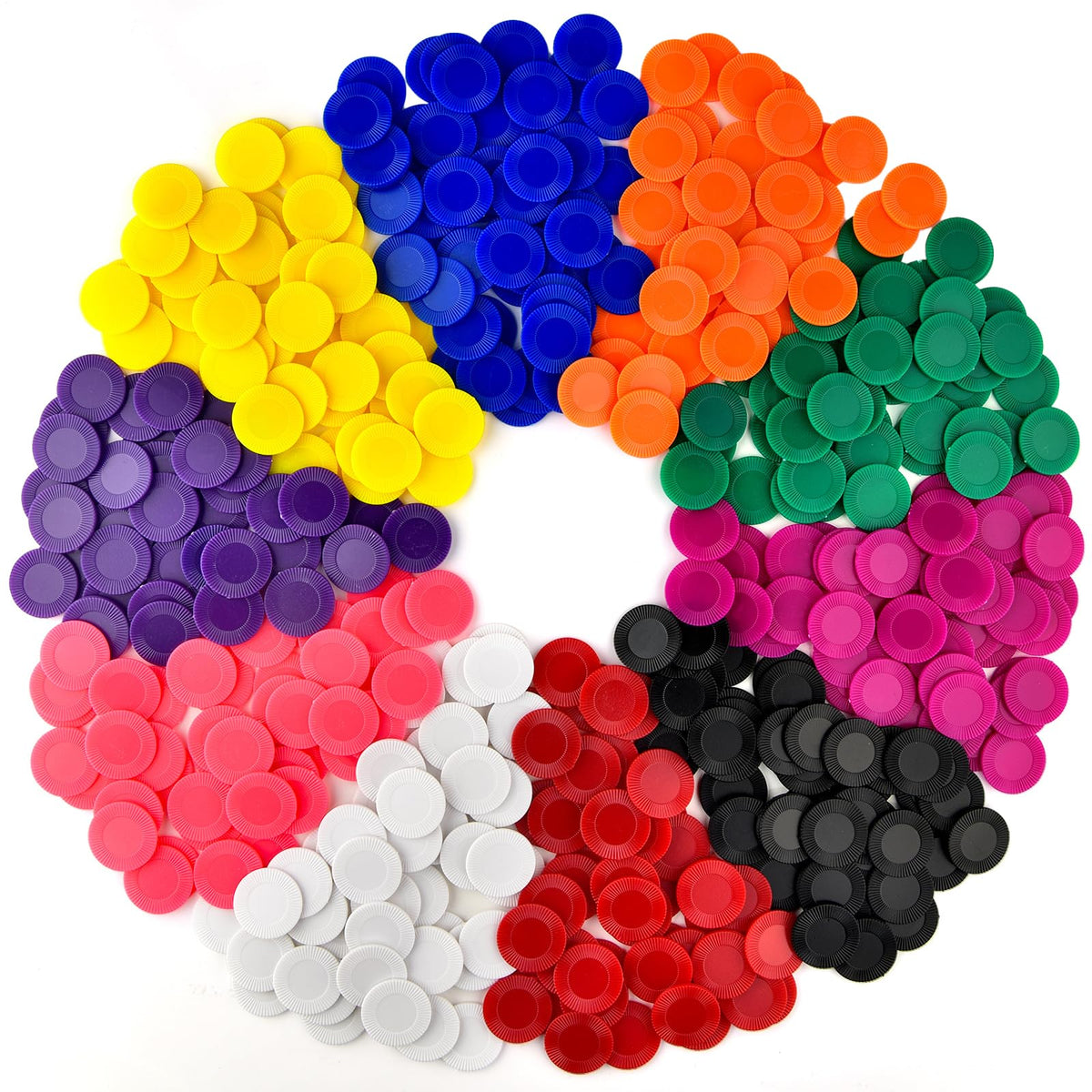 Coopay 1000-piece poker chips in 25mm size for versatile gameplay and quick counting.
