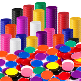 Coopay bingo chips 1 inch multicolor discs for engaging math activities
