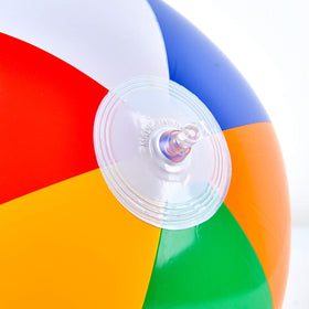 Coopay inflatable beach ball deflated for easy storage