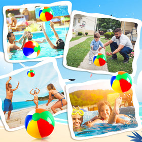 Coopay kid-friendly rainbow beach ball supports active outdoor play.