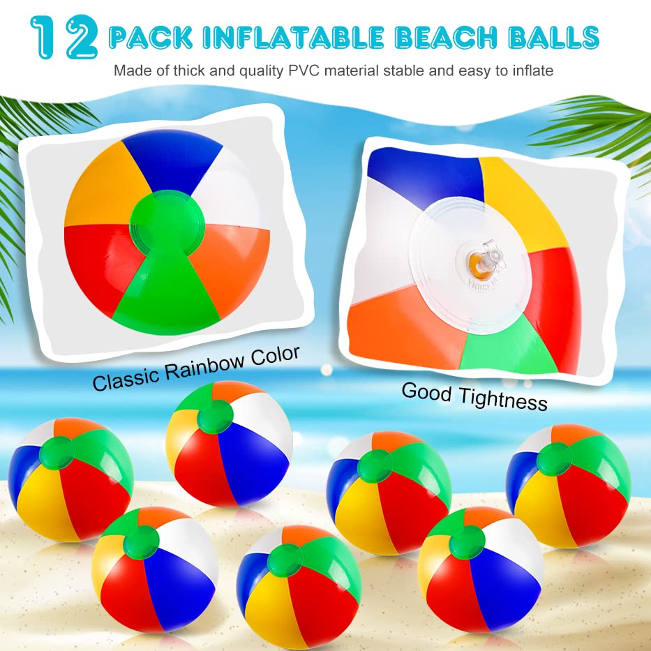 Coopay PVC rainbow ball with durable material for water play.