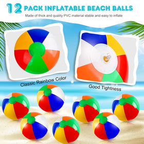 Coopay PVC rainbow ball with durable material for water play.