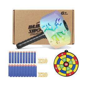Coophit Thors Dart-Blasting Hammer shows 30 darts for indoor and outdoor fun