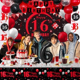 Coosilion 32-inch number 16 balloon as a striking centerpiece