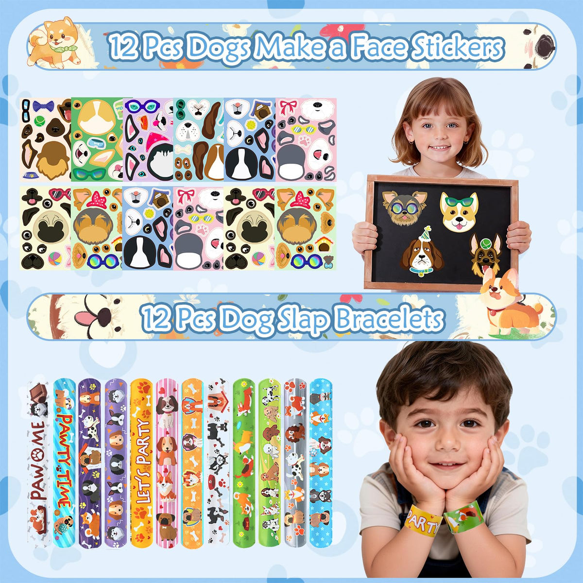 Coosilion dog party gift set makes delightful party favors.