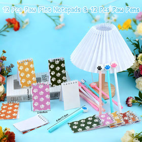 Gift-ready paw print set suits birthdays and back-to-school gifts.