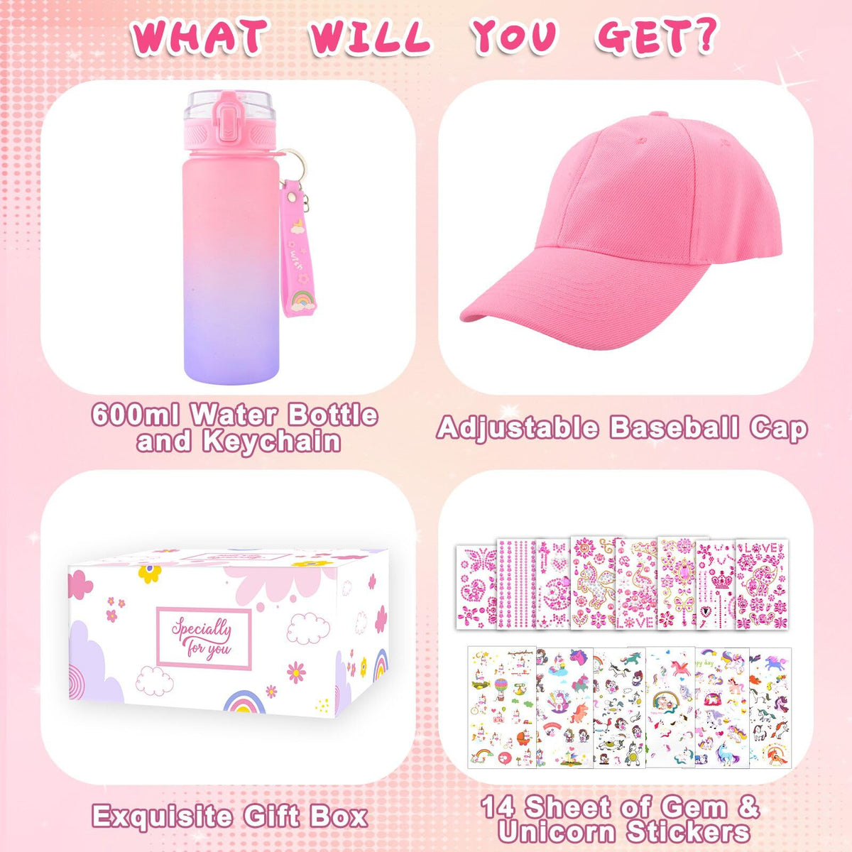 Coosilion glitter gem stickers add sparkle to cups and journals.