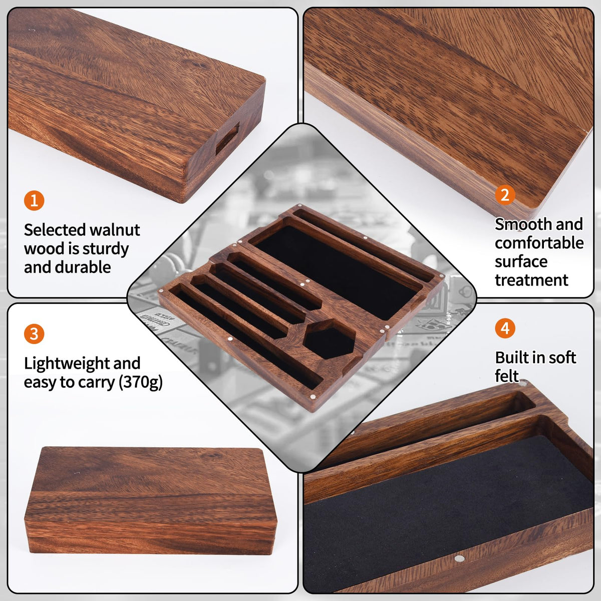 Coositel two-tier rolling tray compact and portable for travel