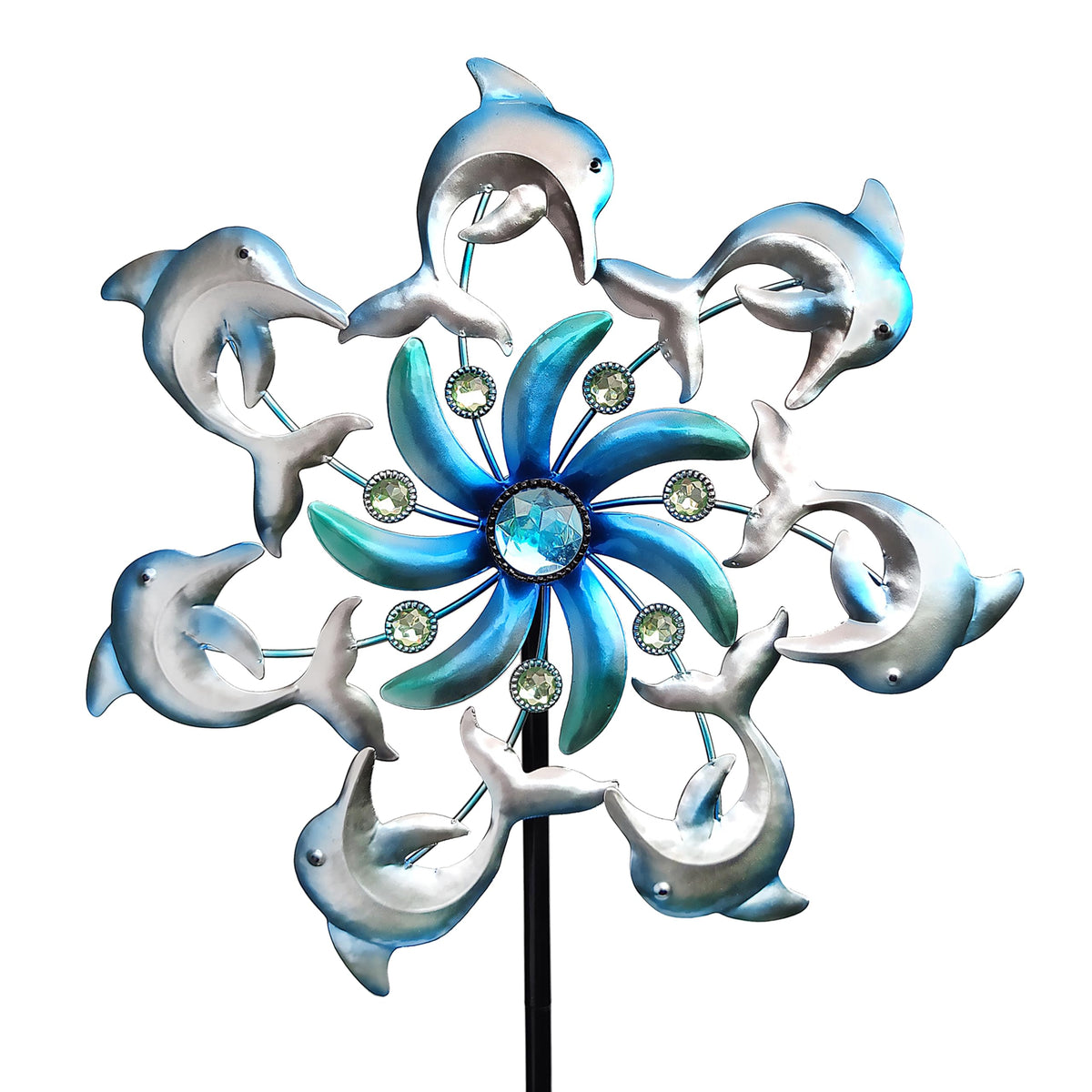 COOZZYHOUR Outdoor wind spinner designed for garden or yard display