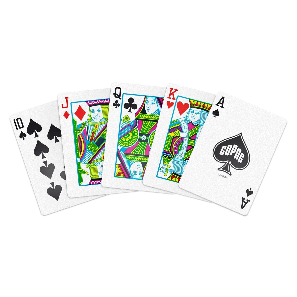 Copag 1546 buttery-smooth finish enhances game-night feel during shuffles and deals.