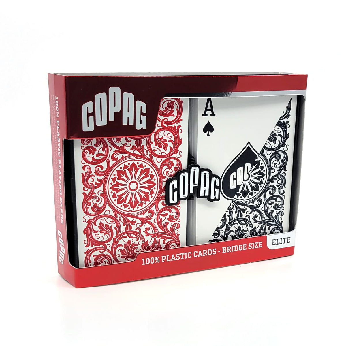Copag 1546 design smooth-shuffle finish enhances handling during long sessions