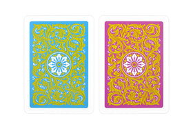 Copag 1546 Neoteric Design durable plastic cards withstand routine shuffles.